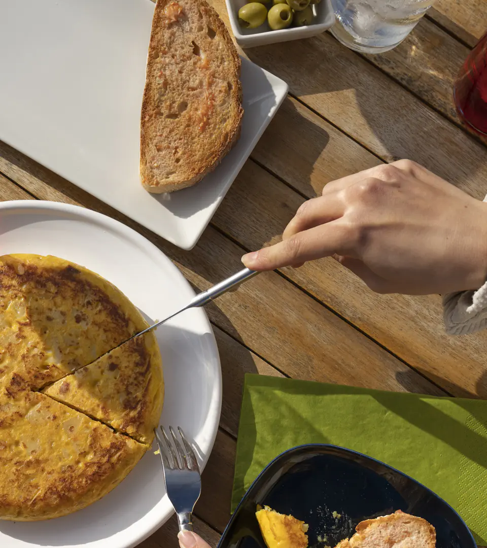 Pinchos y raciones en exterior
